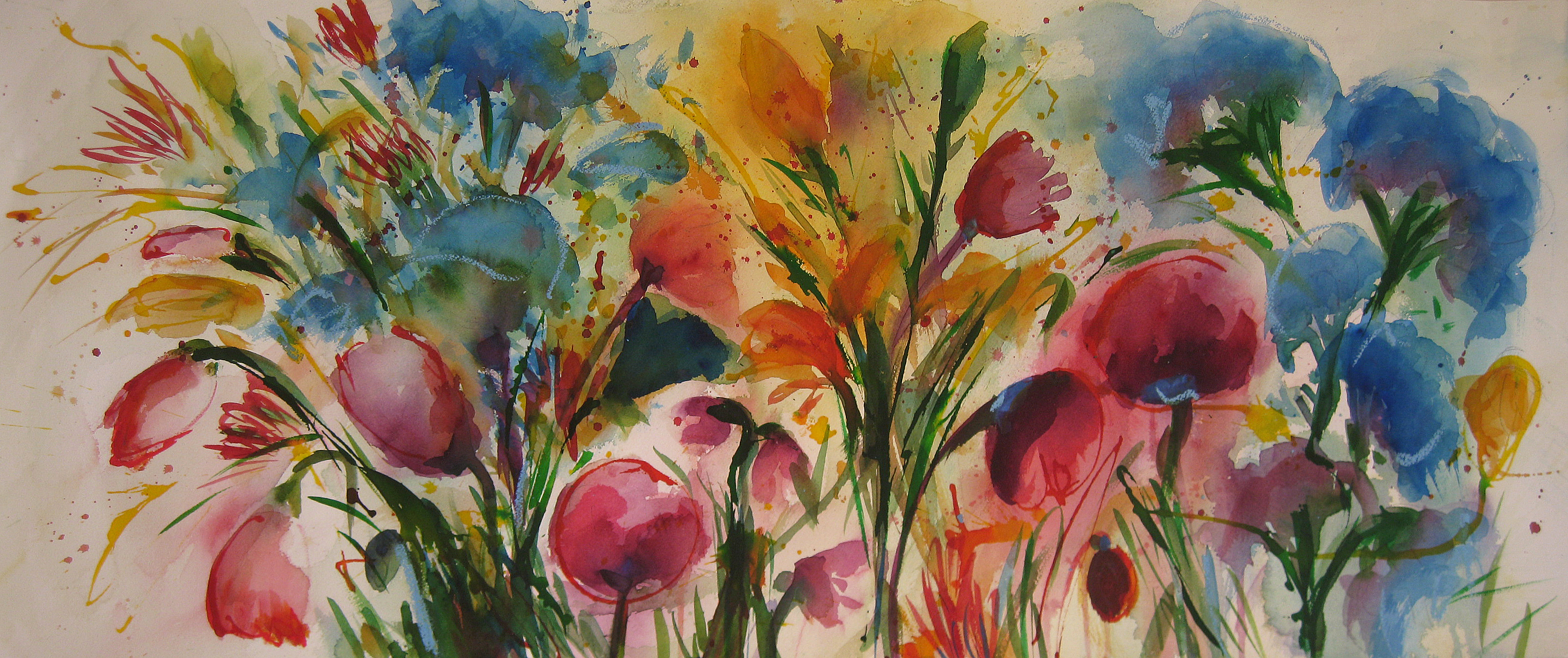 GW_Nº10 - Watercolour - 30x80
