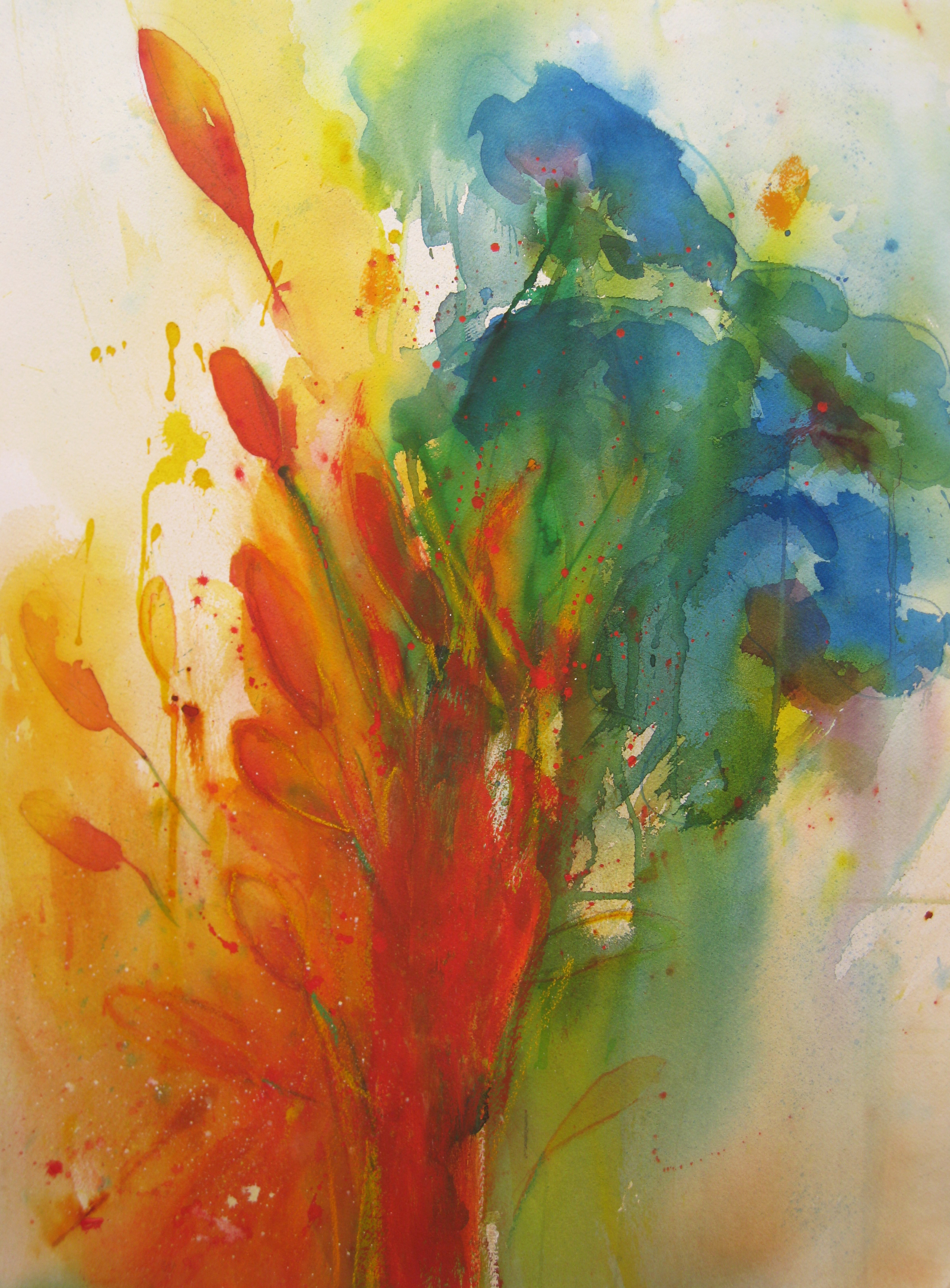 GW_Nº9 - Watercolour - 50x70