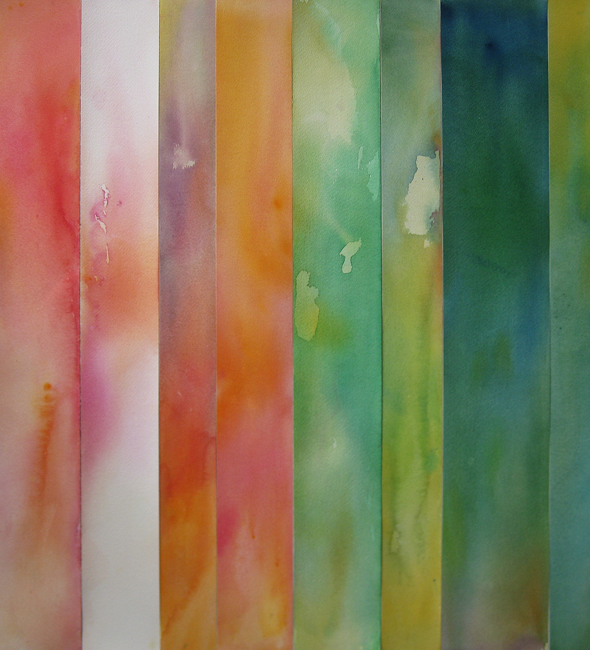 Stripes_Nº2 - Watercolour - 55x60